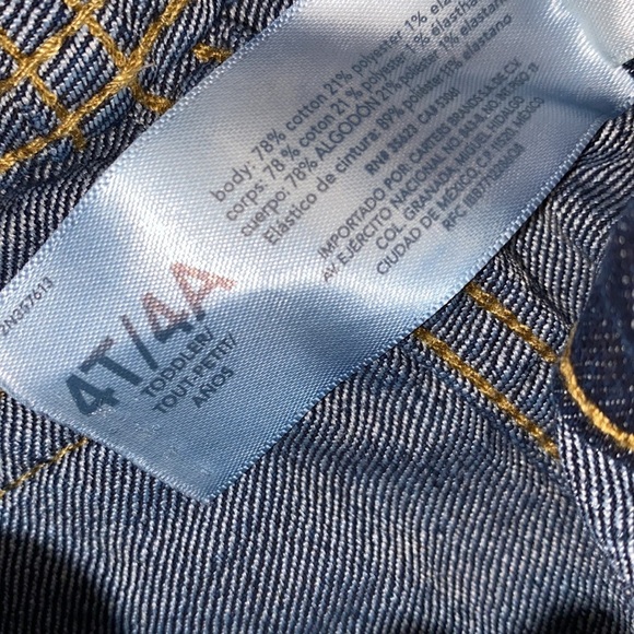 Osh Kosh skinny blue jeans size 4T - Picture 3 of 5